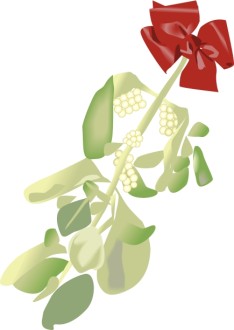Christmas%20Mistletoe%20Hung%20with%20a%20Red%20Bow