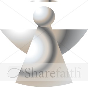 Silver Angel Ornament