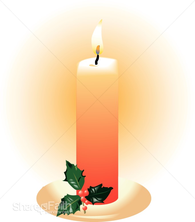 Orange%20Candle%20with%20Holly