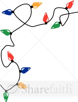 Shiny Xmas Lights Corner