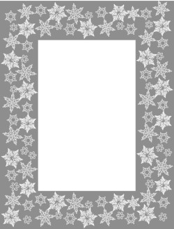 Gray%20Thick%20Frame%20iwth%20WHite%20Snowfall