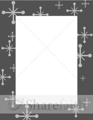 Gray Frame with Star Accents