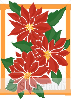 Poinsettia Planter Box