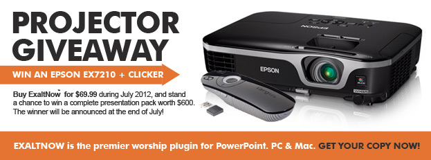 Win A Projector + Clicker Worth $600! 