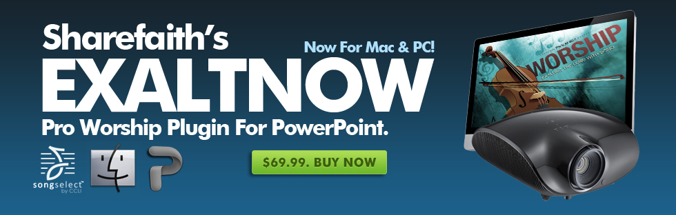 Church Presentation Software. Worship Plugin for PowerPoint.