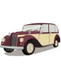 beige and maroon car