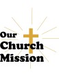 our church mission word art