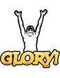 Gold Glory with Brushstroke Praise Man