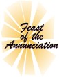 feast annunciation sunburst
